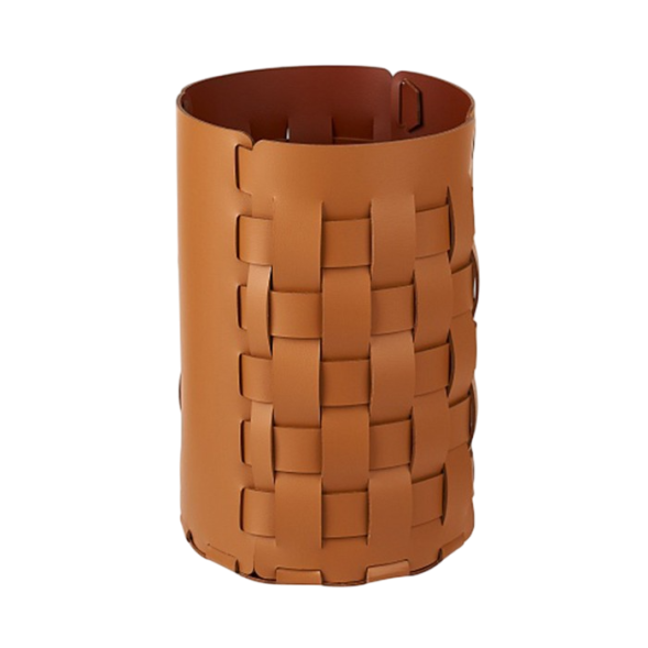 Корзина для мусора COLOMBO DESIGN ADJ 2035.09/30 напольная цвет коньяк/бордо