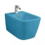 Биде Artceram A16 подвесной с одним отверстием  цвет blue avio ASB001 38 00