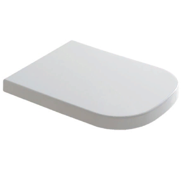 Сиденье с крышкой GALASSIA Meg11 PRO 5454 MT цвет белый матовый