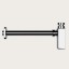 Gessi Сифон, Technical Accessories, бутылочный, 1 1#4", цвет состаренная бронза  01410#187