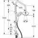 Душевая система KLUDI A-QA 6609105 без смесителя и термостата