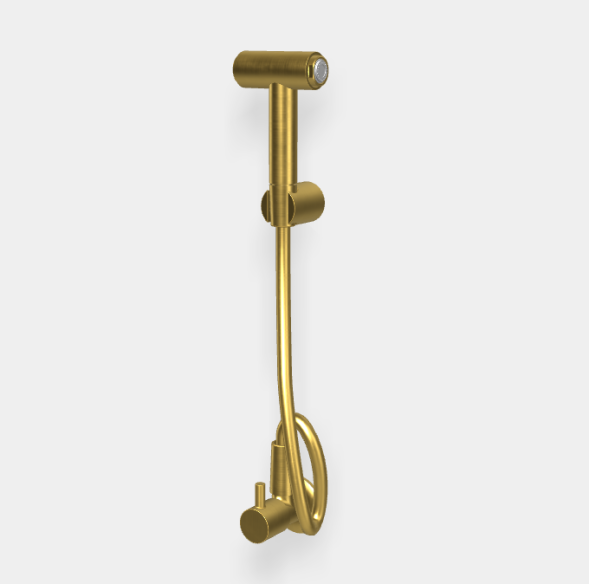 Гигиенический душ, Fima Carlo Frattini, Collettivita', цвет-брашированное золото F2454/7NOTOS