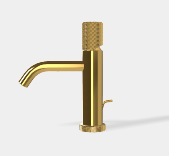 Смеситель для раковины, Fima Carlo Frattini, Spillo Tech,  G COLLECTION, цвет-золото F3031TXSGOR