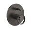 Gessi Смеситель для душа, Anello, на 2 потребителя, цвет Черный брашированный металл  63377#707