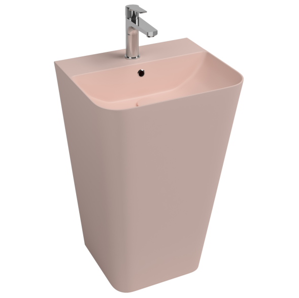 Раковина ISVEA Sott'Aqua напольная ШГВ 500*420*830 цвет лососевый матовый 10SQ37001-2S