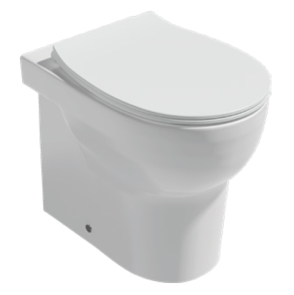 Унитаз ISVEA Absolute приставной ШГВ 347*500*410 цвет-белый 10AB10002