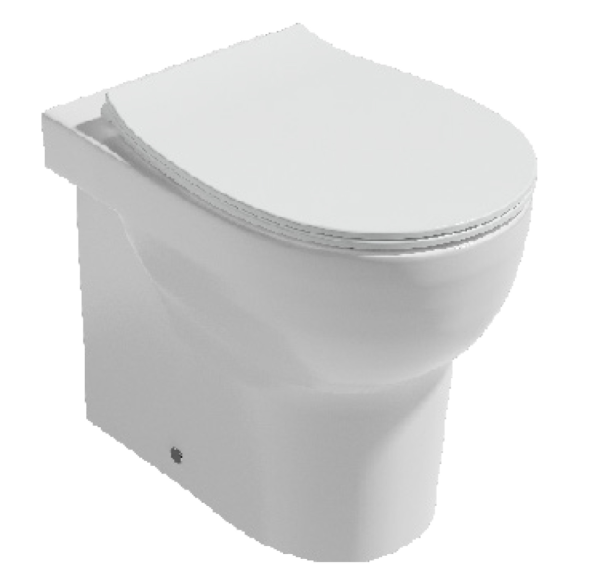 Унитаз ISVEA Absolute приставной ШГВ 347*500*410 цвет-белый 10AB10002