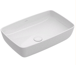 Villeroy&amp;Boch Раковина, Artis, шгв 580*380*125, отверстия для смесителя-отсутствуют, CeramicPlus, цвет-альпийский белый 417258R1