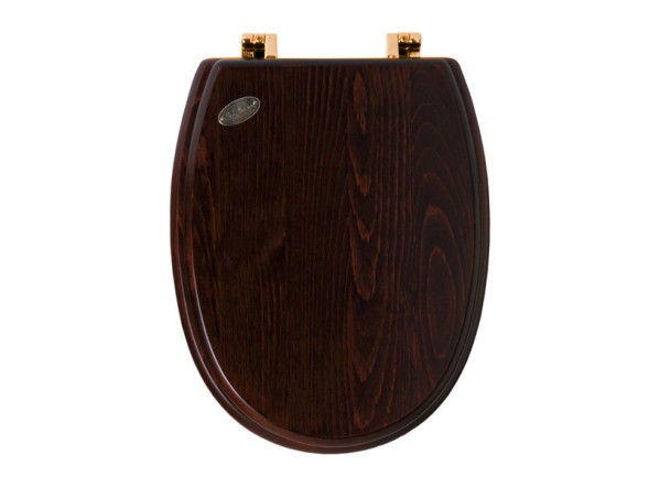 Сиденье с крышкой SIMAS ARCADE цвет орех бронза AR005BR