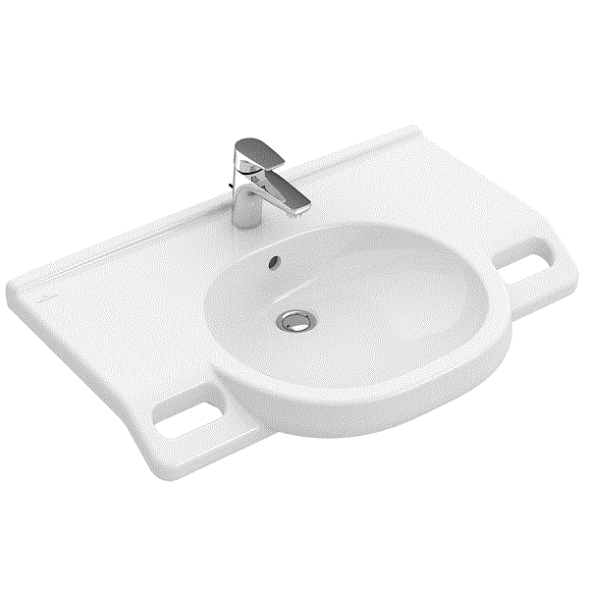 Villeroy&amp;Boch Раковина, O'Novo Vita, шг 610*550, отверстия для смесителя-1, цвет-альпийский белый 41196001
