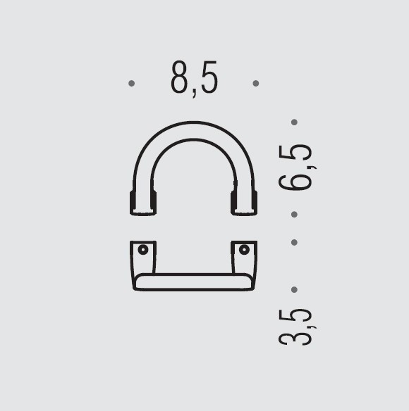 Крючок COLOMBO DESIGN LULU LC47 одинарный цвет хром
