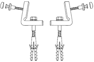 Крепление HATRIA YR48 для унитаза и биде