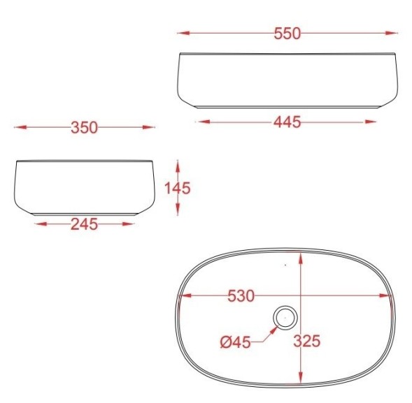 Раковина Artceram Cognac Quadro накладная без отверстий  цвет белый матовый COL003 05 00