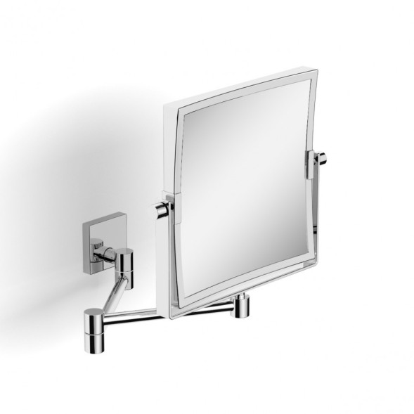 Зеркало LANGBERGER ACCESSORIES 72485 подвесное поворотное трехкратное увеличение без подсветки цвет хром