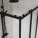 Vincea Душевой уголок Сити (City) VSS-5CT9010CLB, 1000*900, черный, стекло прозрачное