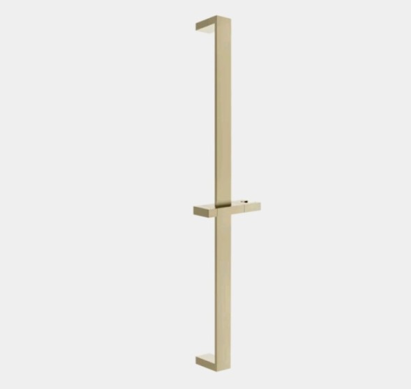 Gessi Штанга для душа, Rettangolo shower, 615, цвет брашированный никель 20144#149
