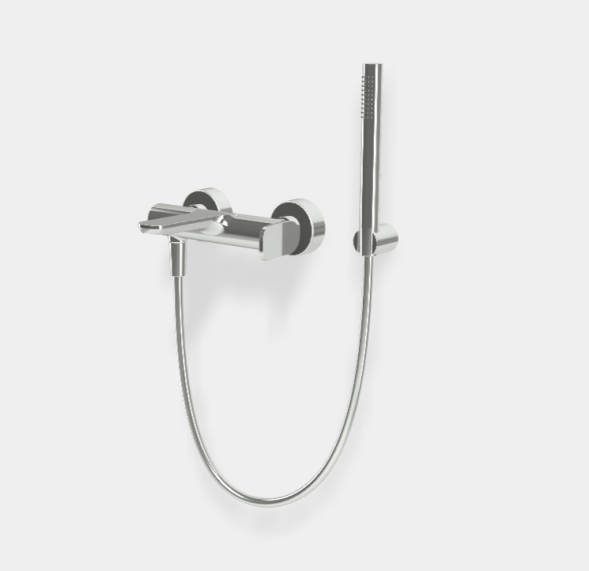 Смеситель для ванны и душа, Fima Carlo Frattini, Flo', цвет-хром F3804CR