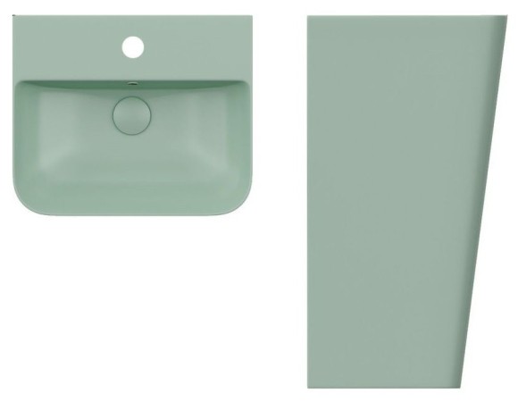 Раковина ISVEA Sott'Aqua напольная ШГВ 500*420*830 цвет мятно-зеленый матовый 10SQ37001-2T