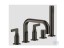Gessi Смеситель для ванны и душа, Inciso, цвет Латунь матовая  58040#727