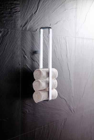 Держатель для аксессуаров и полотенцедержатель LANGBERGER LEDRO 11304D подвесной цвет хром