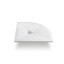 Vincea  из искусственного камня  VST-4SQ9012W-L,1200*900*25, белый матовый, левый