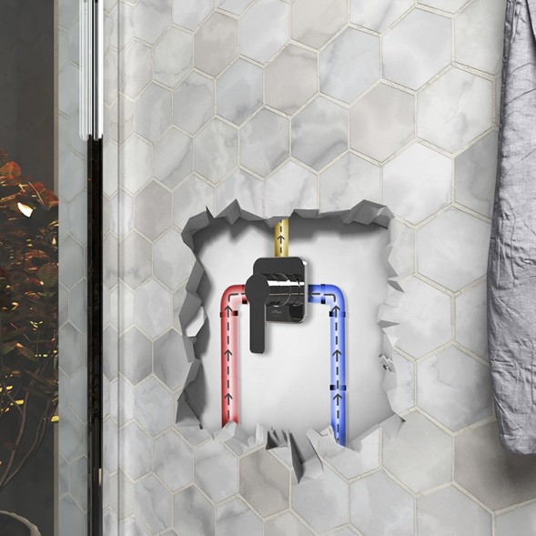 Paini Смеситель для душа Arena встраиваемый, хром (CR)