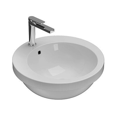 Раковина GLOBO Band полувстраиваемая цвет белый SAP50BI