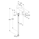 Смеситель KLUDI X1 322903975 для раковины на одно отверстие однорычажный без донного клапана