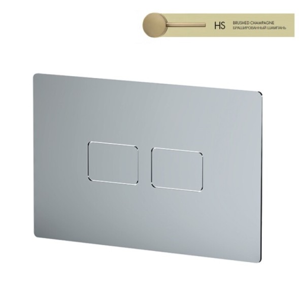 Клавиша смыва, Fima Carlo Frattini, для унитаза, шгв 270*9*170, цвет-шампань брашированная