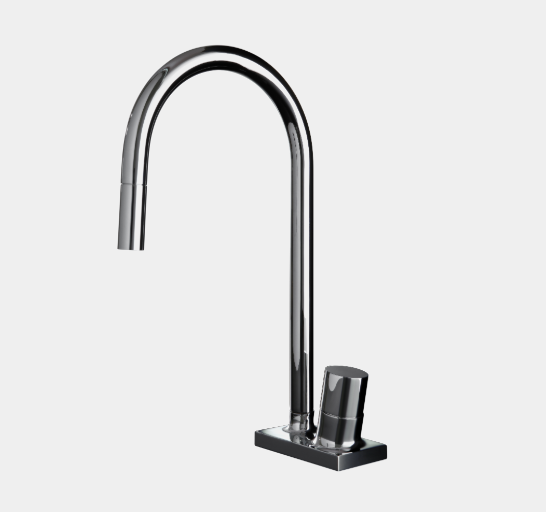 Смеситель для кухни, Fima Carlo Frattini, Kitchen, Fluid, цвет-белый матовый F7028BS