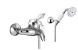 Fiore Imperiale Sky, однорычажный смеситель для ванны (излив 17,9 см), с набором для душа, цвет хром - Swarovski