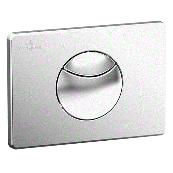 Villeroy&amp;Boch Клавиша смыва, ViConnect, шгв 205*22*145, цвет-хромированный матовый 92248569