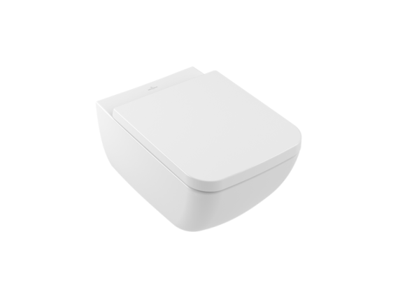 Villeroy&amp;Boch Сиденье для унитаза, Venticello, CeramicPlus, цвет-Stone White 8M22S1RW