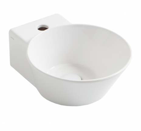 Раковина SIMAS WAVE подвесная или накладная с одним отверстием цвет белый WA05