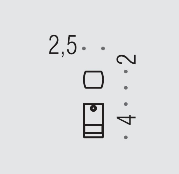 Крючок COLOMBO DESIGN LULU LC57 одинарный цвет хром