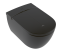 Villeroy&amp;Boch Унитаз, Viclean, подвесной, шгв 385*595*360, CeramicPlus, цвет-Pure Black V0E100R7