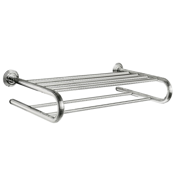 Полотенцедержатель COLOMBO DESIGN HERMITAGE B3387 Полка двойная цвет хром