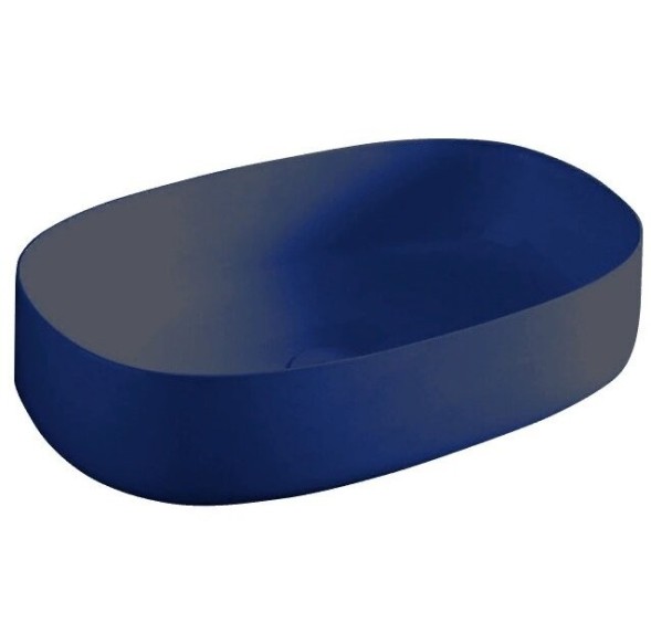 Раковина Artceram Cognac Quadro накладная без отверстий  цвет черный  COL003 03 00