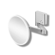 Зеркало LANGBERGER ACCESSORIES 82185-5S подвесное поворотное пятикратным увеличение с подсветкой кабель в стене цвет хром