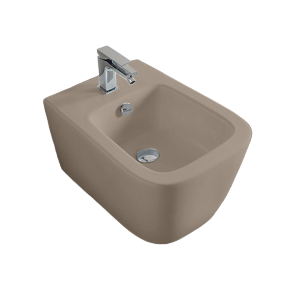 Биде Artceram A16 подвесной с одним отверстием  цвет brown matera ASB001 41 00