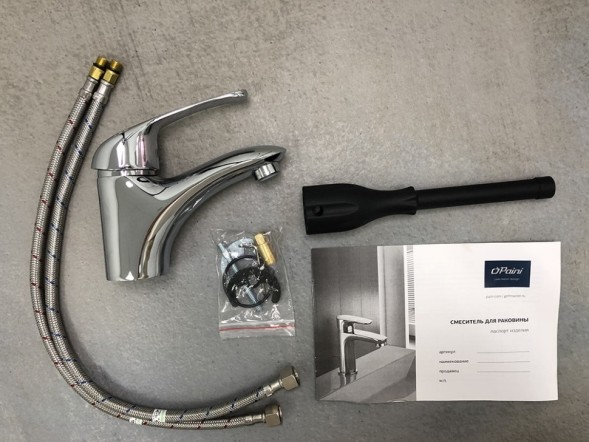 Paini Смеситель для раковины Trento без донного клапана, хром (CR)