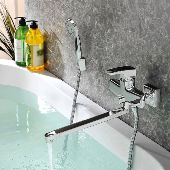 Paini ANCR112P20LMKM Смеситель для ванны Ангел универсальный, хром