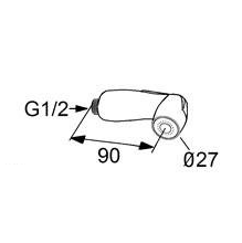Гигиенический душ KLUDI 7314905-00 со шлангом 125 см