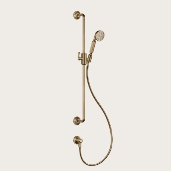 Gessi Душевой гарнитур, VENTI20, 78, цвет черный матовый  65142#299
