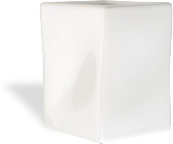 Stil Haus Prisma, настольный керамический стакан, цвет белая керамика