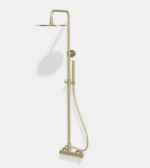 Душевая стойка, Fima Carlo Frattini, Shower column, цвет-шампань брашированная F3035/2HS