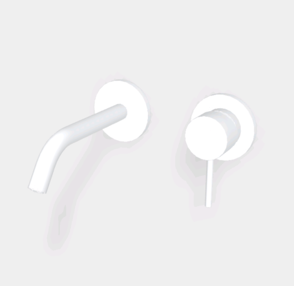 Смеситель для раковины, Fima Carlo Frattini, Spillo Up, цвет-белый матовый F3051WX8BS