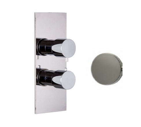 Смеситель для душа, Fima Carlo Frattini, Fimatherm, на 2/3 потребителя, цвет-никель брашированный F3939X7SN