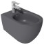 Биде ISVEA Infinity подвесной ШГВ 365*530*400 цвет антрацит матовый 10NF41001-2C
