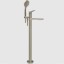 Gessi Смеситель для ванны и душа, Rilievo, напольный, цвет Никель матовый 59131#149